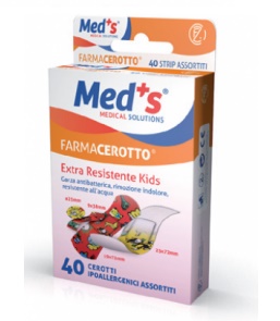 CEROTTO MEDS STRIPS KIDS IPOALLERGENICO ASSORTITI 40 PEZZI - Farmacianuova.eu