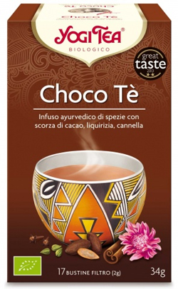 YOGI TEA CHOCO TE' BIOLOGICO 34 G - Farmacianuova.eu