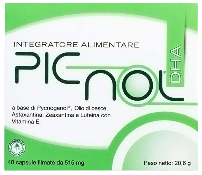 PICNOL DHA 40 CAPSULE 21,11 G - Farmacianuova.eu