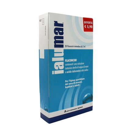 SOLUZIONE ISOTONICA IALUMAR 20 FLACONCINI MONODOSE 5 ML - Farmacianuova.eu