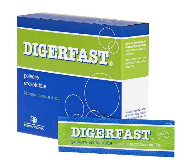 DIGERFAST POLVERE 24 BUSTINE MONODOSE 2 G - Farmacianuova.eu