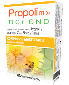 PROPOLI MIX DEFEND 30 COMPRESSE MASTICABILI GUSTO ARANCIA - Farmacianuova.eu