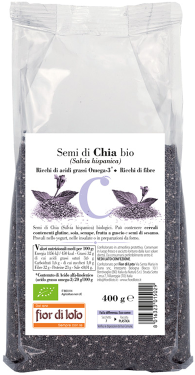 SEMI DI CHIA BIO 400 G - Farmacianuova.eu