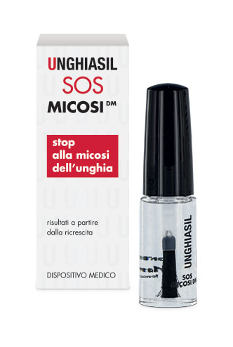 ANTIMICOTICO UNGHIASIL SOS MICOSI IN FLACONE DI VETRO 5 ML CON PENNELLO APPLICATORE + ASTUCCIO - Farmacianuova.eu