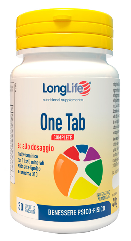 LONGLIFE ONE TAB COMPLETE 30 TAVOLETTE - Farmacianuova.eu