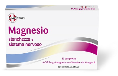 MATT DIVISIONE PHARMA MAGNESIO STANCHEZZA E SISTEMA NERVOSO 30 COMPRESSE - Farmacianuova.eu