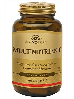 MULTINUTRIENT SOLGAR 30 TAVOLETTE - Farmacianuova.eu