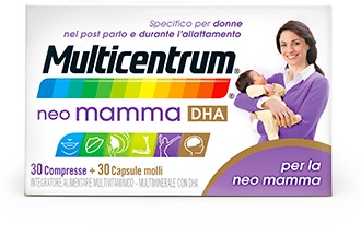MULTICENTRUM NEO MAMMA DHA 30 COMPRESSE + 30 CAPSULE MOLLI - Farmacianuova.eu