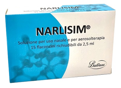 NARLISIM SOLUZIONE PER USO NASALE E AEROSOLTERAPIA 15 FLACONCINI RICHIUDIBILI DA 2,5 ML L'UNO - Farmacianuova.eu