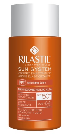 RILASTIL SUN SYSTEM PHOTO PROTECTION THERAPY SPF50+ COMFORT FLUIDO 50 ML - Farmacianuova.eu