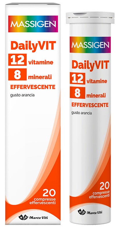 DAILYVIT+ 12 VITAMINE 8 MINERALI EFFERVESCENTE 20 COMPRESSE - Farmacianuova.eu