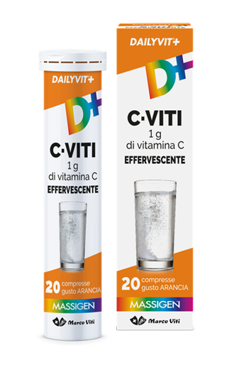 DAILYVIT+ C VITI 1G DI VITAMINA C EFFERVESCENTE 20 COMPRESSE - Farmacianuova.eu