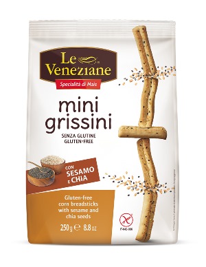 LE VENEZIANE MINI GRISSINI SESAMO E CHIA 250 G - Farmacianuova.eu