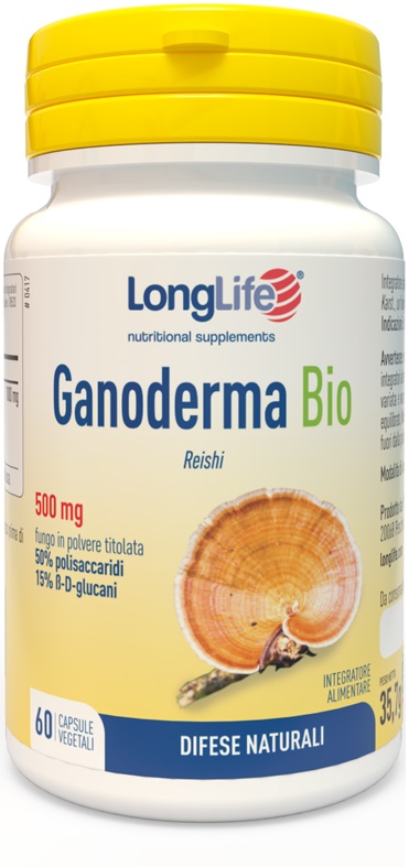 LONGLIFE GANODERMA BIO 60 CAPSULE - Farmacianuova.eu