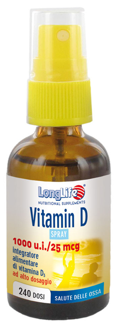 LONGLIFE VITAMIN D 1000UI SPRAY 30 ML - Farmacianuova.eu