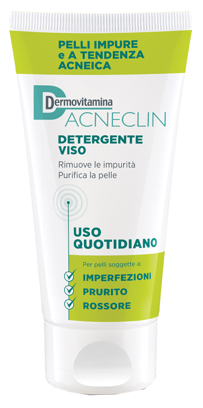 DERMOVITAMINA ACNECLIN DETERGENTE VISO USO QUOTIDIANO 200 ML - Farmacianuova.eu