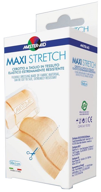 MASTER-AID STRETCH CEROTTO A TAGLIO IN TESSUTO ELASTICO RESISTENTE 50 X 6 CM - Farmacianuova.eu