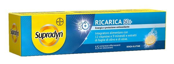 SUPRADYN RICARICA 50+ 15 COMPRESSE EFFERVESCENTI - Farmacianuova.eu