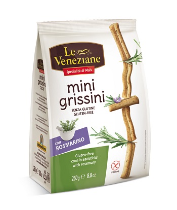 LE VENEZIANE MINI GRISSINI ROSMARINO 250 G - Farmacianuova.eu
