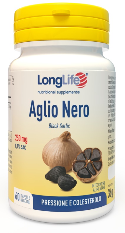 LONGLIFE AGLIO NERO 60 CAPSULE VEGETALI - Farmacianuova.eu