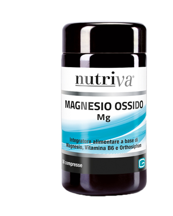 NUTRIVA MAGNESIO OSSIDO GI GROUP 50 COMPRESSE 1 G - Farmacianuova.eu