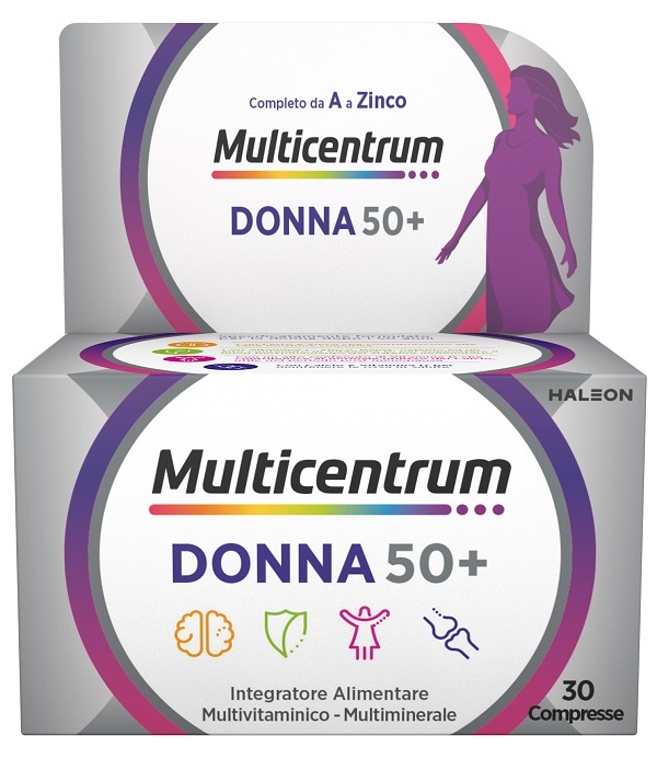 MULTICENTRUM DONNA 50+ 30 COMPRESSE - Farmacianuova.eu