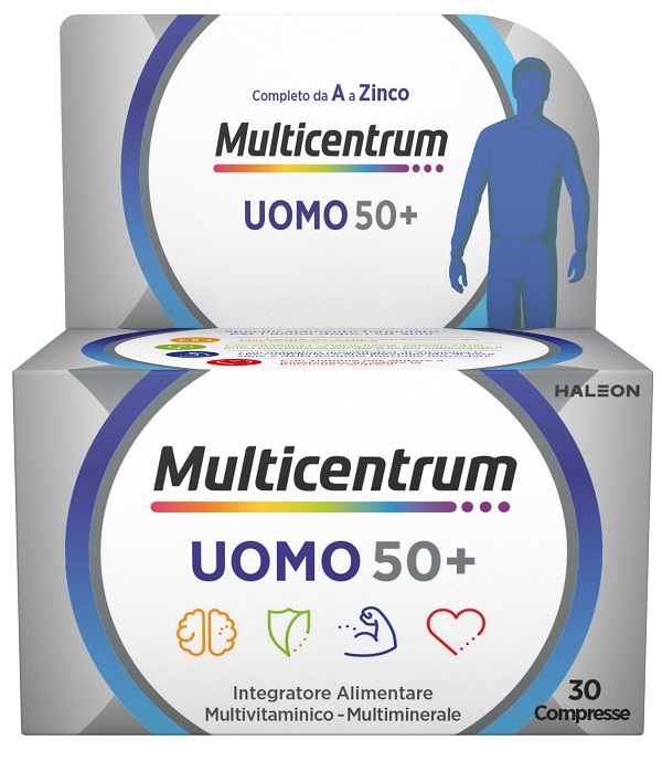 MULTICENTRUM UOMO 50+ 30 COMPRESSE - Farmacianuova.eu
