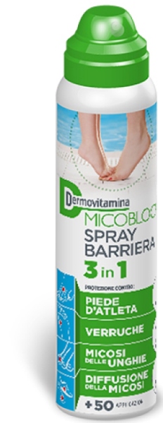DERMOVITAMINA MICOBLOCK SPRAY BARRIERA 3 IN 1 PIEDE D'ATLETA 100 ML - Farmacianuova.eu