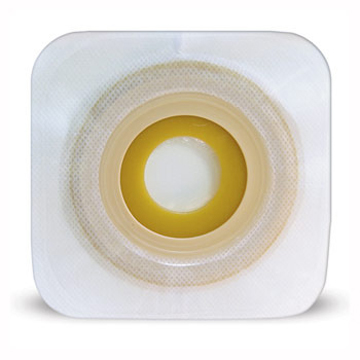PLACCA PIANA MODELLABILE PER STOMIA DUE PEZZI 13-22MM FLANGIA 48MM CON ADESIVO IDROCOLLOIDALE 5 PEZZI - Farmacianuova.eu