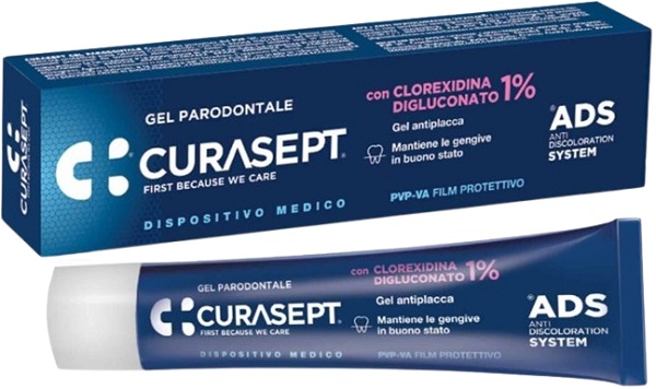 CURASEPT ADS GEL PARODONTALE CLOREXIDINA DIGLUCONATO 1% 30 ML - Farmacianuova.eu