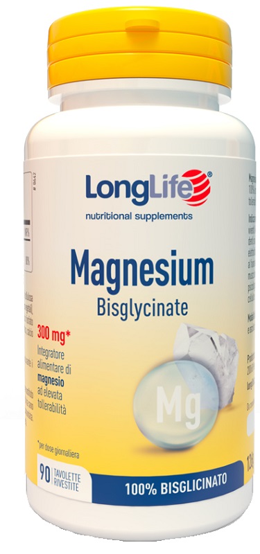 LONGLIFE MAGNESIUM BISGLYCINATE 90 TAVOLETTE - Farmacianuova.eu
