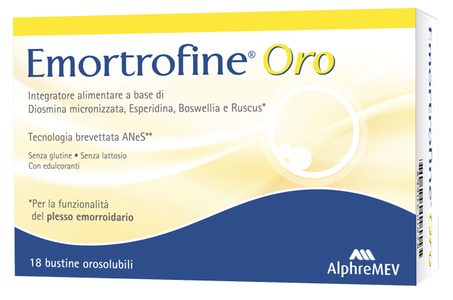 EMORTROFINE ORO 18 BUSTINE DA 3 G - Farmacianuova.eu