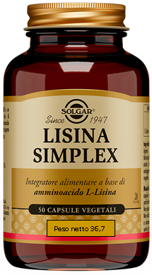 LISINA SIMPLEX 50 CAPSULE VEGETALI - Farmacianuova.eu