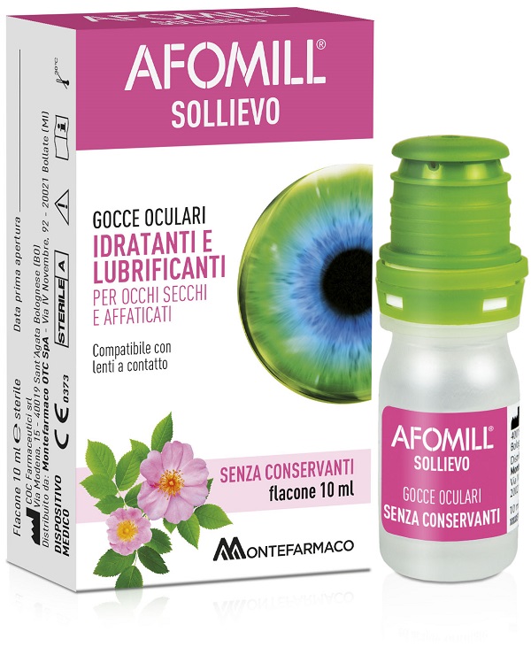 AFOMILL SOLLIEVO GOCCE OCULARI SOLLIEVO OCCHI 10 ML - Farmacianuova.eu