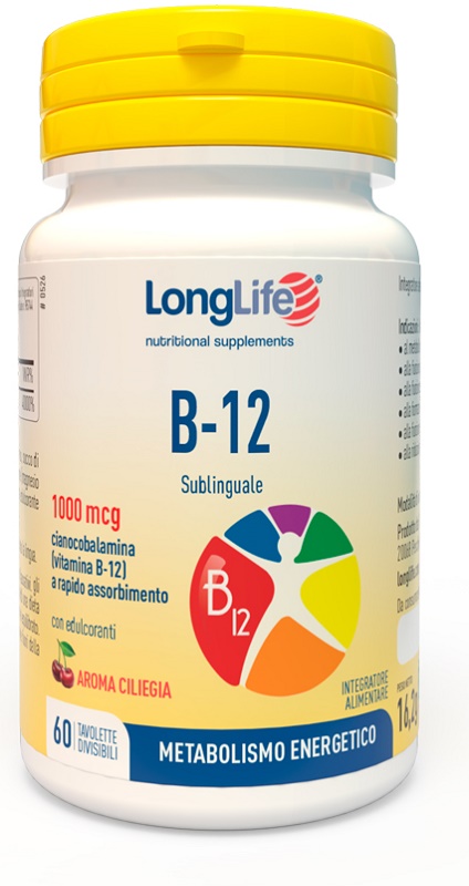 LONGLIFE B12 1000 MCG 60 COMPRESSE - Farmacianuova.eu