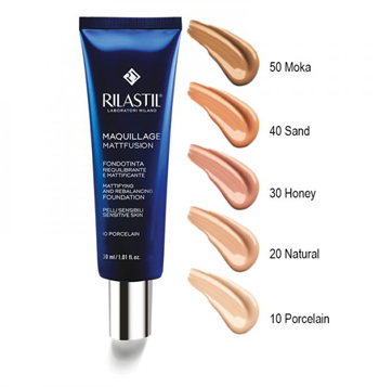 RILASTIL MAQUILLAGE FONDOTINTA RIEQUILIBRANTE MATTIFIANT 20 30 ML - Farmacianuova.eu