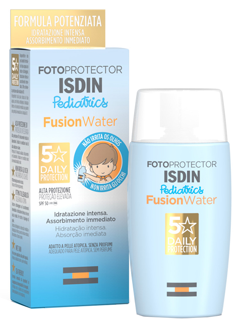 FOTOPROTECTOR PEDIATRICS FUSION WATER SPF50 - Farmacianuova.eu