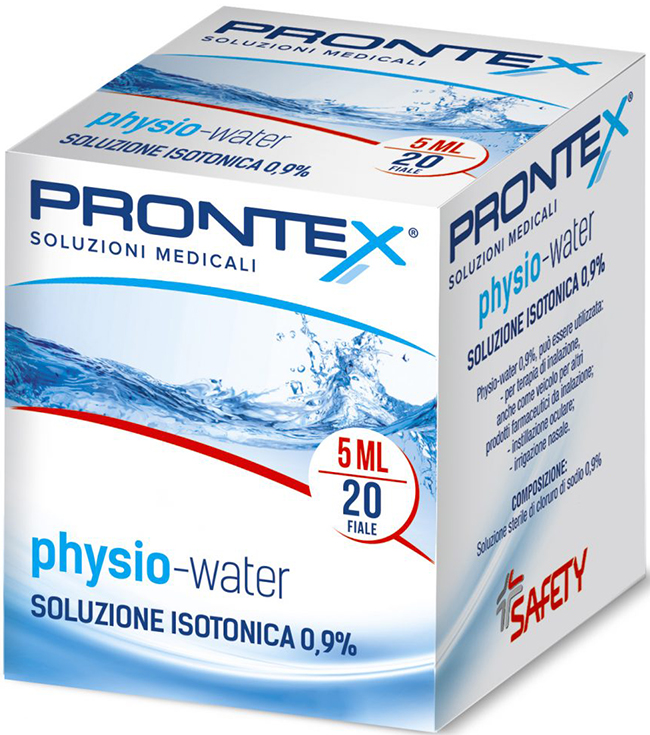 SOLUZIONE FISIOLOGICA PRONTEX PHYSIO ISOTONIC 20 FIALE DA 5 ML - Farmacianuova.eu