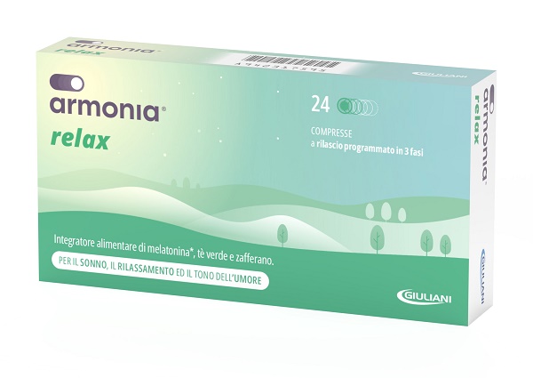 ARMONIA RELAX 1 MG A BASE DI MELATONINA 24 COMPRESSE - Farmacianuova.eu
