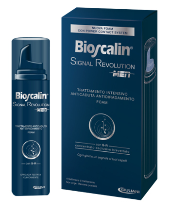 BIOSCALIN SIGNAL REVOLUTION MEN TRATTAMENTO INTENSIVO ANTICADUTA ANTIDIRADAMENTO FOAM 75 ML - Farmacianuova.eu