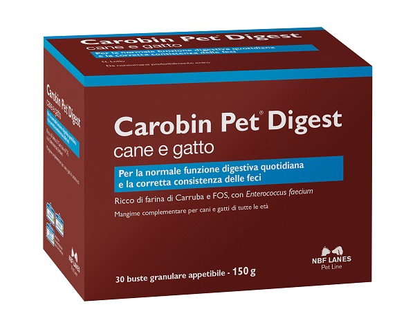 CAROBIN PET DIGEST GRANULARE 30 BUSTE DA 5 G - Farmacianuova.eu