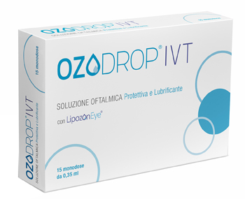 OZODROP IVT SOLUZIONE OFTALMICA BASE DI OLIO OZONIZZATO IN FOSFOLIPIDI 15 FLACONCINI MONODOSE DA 0,35 ML - Farmacianuova.eu