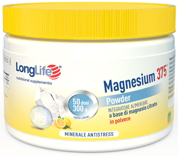 LONGLIFE MAGNESIUM 375 POWDER 300 G - Farmacianuova.eu