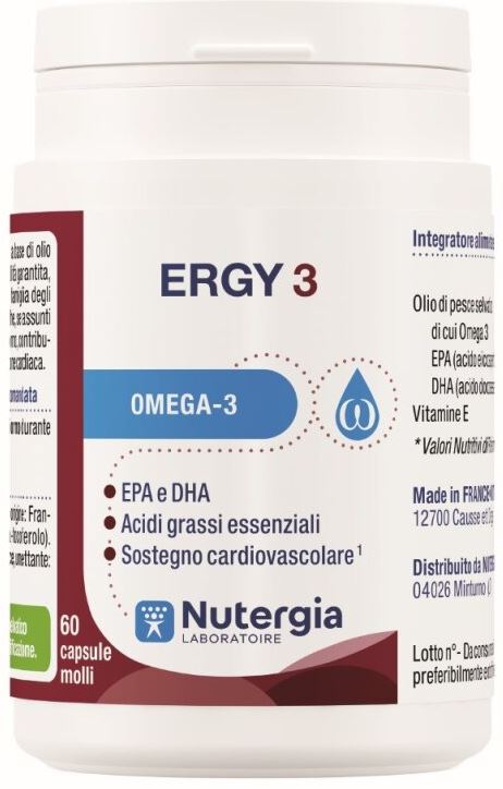 ERGY 3 60 CAPSULE - Farmacianuova.eu