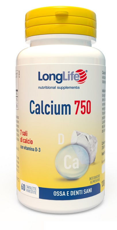 LONGLIFE CALCIUM 750 MG 60 TAVOLETTE - Farmacianuova.eu