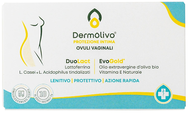 DERMOLIVO OVULI VAGINALI 10 PEZZI - Farmacianuova.eu