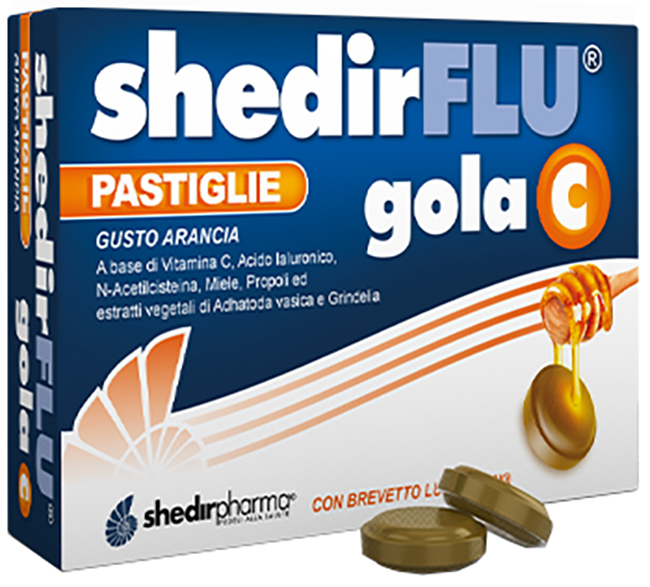SHEDIRFLU GOLA C ARANCIA 48 PASTIGLIE - Farmacianuova.eu