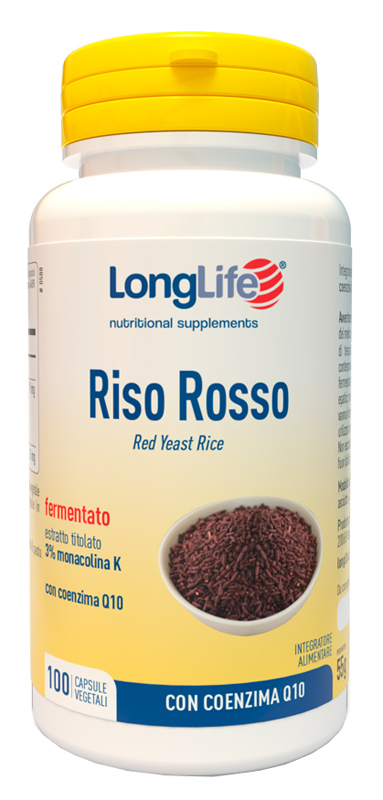 LONGLIFE RISO ROSSO 100 CAPSULE VEGETALI - Farmacianuova.eu