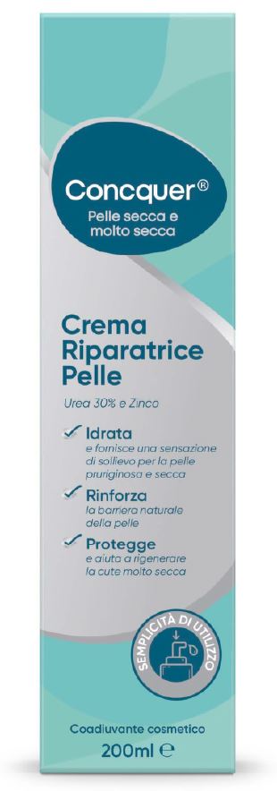 CONCQUER CREMA RIPARATRICE PELLE 200 ML - Farmacianuova.eu