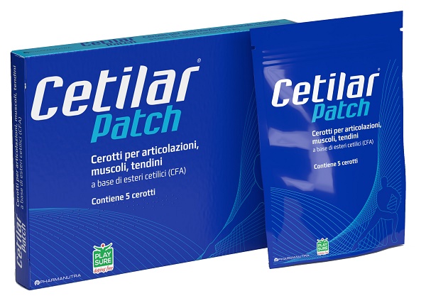 CEROTTO MONOUSO CETILAR PATCH PER ARTICOLAZIONI MUSCOLI E TENDINI 5 PEZZI - Farmacianuova.eu